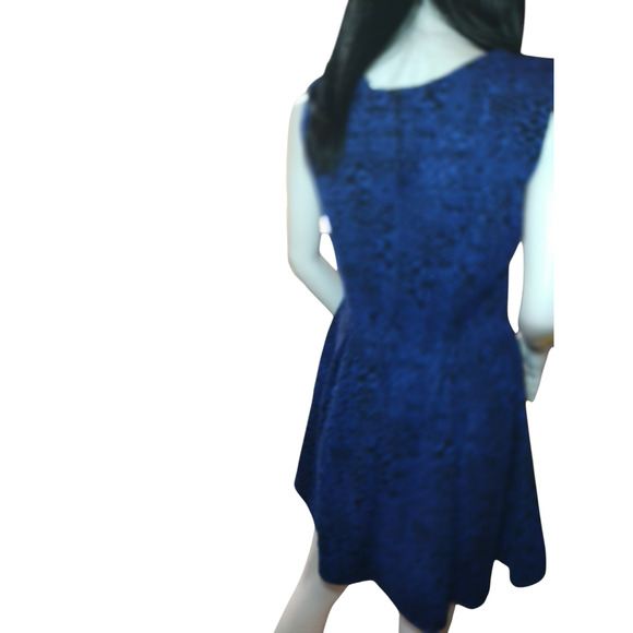 Emerald Sundae Womens Sleeveless Summer Fit and Flare Skater Dress Blue Large - Picture 5 of 15